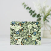 Carte Postale William Morris - Granville, bleu et vert grand (Debout devant)