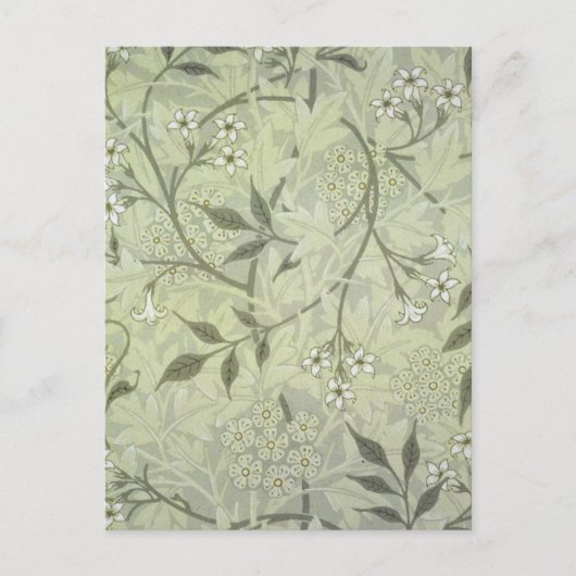 Carte Postale William Morris Jasmine Botanique (Devant)