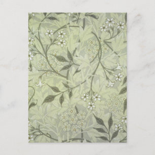 Carte Postale William Morris Jasmine Botanique Antique Vintage
