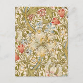 Carte Postale William Morris Lily Art Nouveau (Devant)
