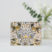 Carte Postale William Morris Lodden floral fleur (Debout devant)