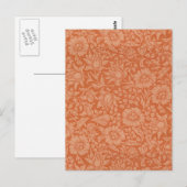Carte Postale William Morris Mallow Fond d'écran floral (Devant / Derrière)
