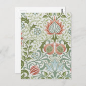 Carte Postale William Morris Motif d'art décoratif (Devant / Derrière)