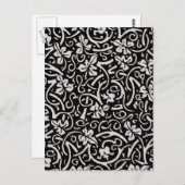 Carte Postale William Morris Motif de la feuille de vigne (Devant / Derrière)