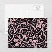 Carte Postale William Morris Motif de la feuille de vigne (Devant / Derrière)