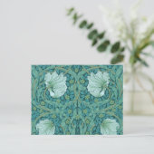 Carte Postale William Morris - Motif de Pimpernel Vert (Debout devant)
