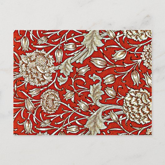 Carte Postale William Morris motif, Wild Tulip (Devant)