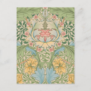 Carte Postale William Morris Myrtle Fleur Floral Botanique