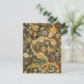 Carte Postale William Morris Owl et Acanthus (Debout devant)