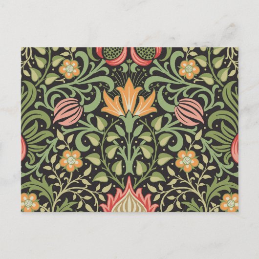Carte Postale William Morris Persian Floral Antique (Devant)