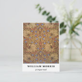 Carte Postale William Morris Pervenche (Debout devant)