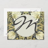 Carte Postale William Morris Pimpernel Fond d'écran floral (Devant / Derrière)