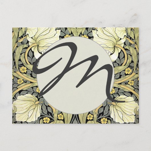 Carte Postale William Morris Pimpernel Fond d'écran floral (Devant)