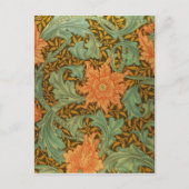 Carte Postale William Morris Single Stem Pattern (Devant)