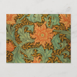 Carte Postale William Morris Single Stem Pattern