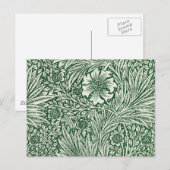 Carte Postale william morris souci vert floral fleur (Devant / Derrière)