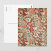 William Morris Spring Compton Fleur Vintage Rouge