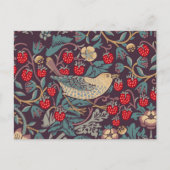 Carte postale William Morris Strawberry Thief (Devant)