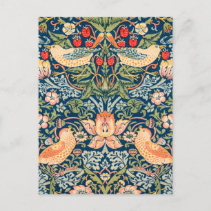Carte Postale William Morris Strawberry Thief Design