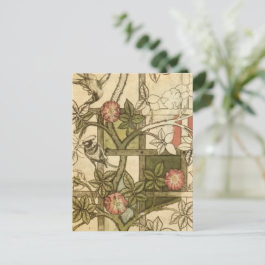 Carte Postale William Morris - Trellis (Debout devant)