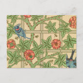 Carte Postale William Morris Trellis Design classique de papier  (Devant)