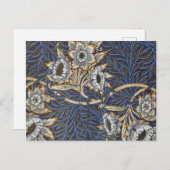 Carte Postale William Morris Tulip et Willow Floral (Devant / Derrière)