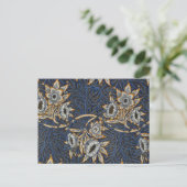 Carte Postale William Morris Tulip Willow Blue Motif (Debout devant)