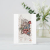 CARTE POSTALE : WILLIAM MORRIS : TULIPE SAUVAGE (Debout devant)