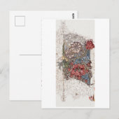 CARTE POSTALE : WILLIAM MORRIS : TULIPE SAUVAGE (Devant / Derrière)