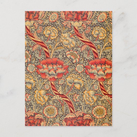 Carte Postale William Morris Wandle pour Chintz Design (Devant)