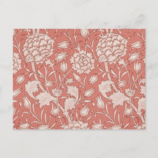 Carte Postale William Morris Wild Tulip Classique Conception Vic (Devant)
