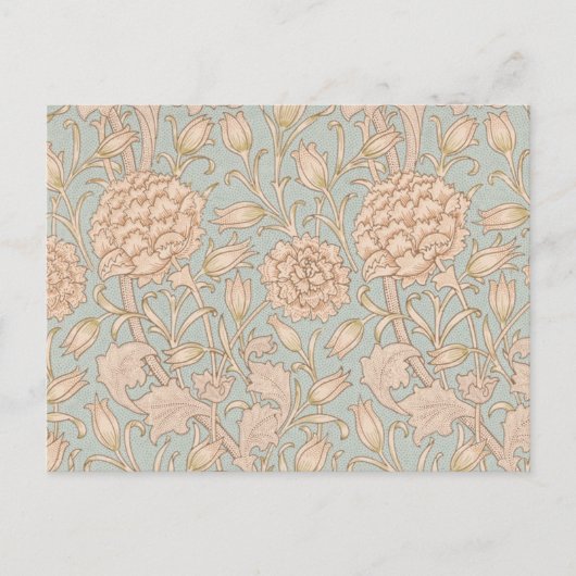 Carte Postale William Morris Wild Tulip Fleur Design Floral (Devant)