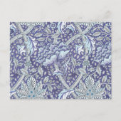 Carte Postale William Morris Windrush fleurs bleues (Devant)