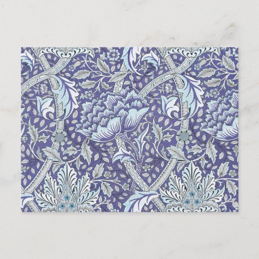 Carte Postale William Morris Windrush fleurs bleues (Devant)