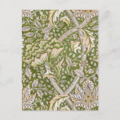 Carte Postale William Morris Windrush Motif Floral Classique (Devant)