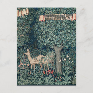 Carte Postale William Morris Woodland Tapestry Deer Stag
