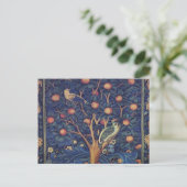 Carte Postale William Morris Woodpecker Tapestry Arts & Artisana (Debout devant)