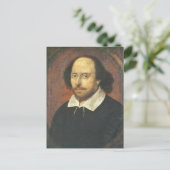 Carte postale William Shakespear (Debout devant)