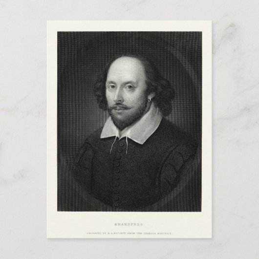 Carte Postale William Shakespeare (Devant)
