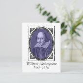 Carte Postale William Shakespeare (Debout devant)