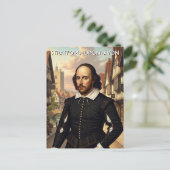 Carte Postale William Shakespeare à Stratford-Upon-Avon (Anglete (Debout devant)