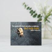 Carte Postale William Shakespeare Citation Inspirationnelle "Esp (Debout devant)