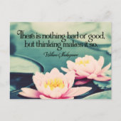 Carte Postale William Shakespeare Citation Inspirationnelle "Pen (Devant)