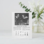 Carte Postale William Shakespeare et Ben Jonson (Debout devant)