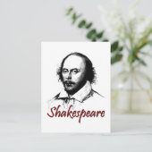 Carte Postale William Shakespeare Etching (Debout devant)