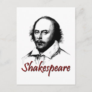 Carte Postale William Shakespeare Etching