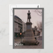 Carte Postale William Smith O'Brien Monument, Dublin, Irlande (Devant / Derrière)