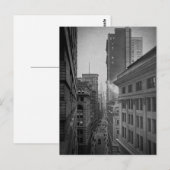 Carte Postale William Street North De Exchange Place New York (Devant / Derrière)