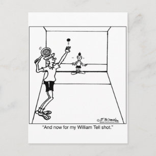 Carte Postale William Tell Racquetball