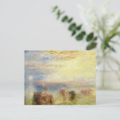 Carte Postale William Turner - Approche de Venise (Debout devant)